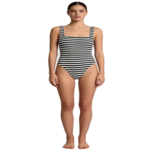 女士连体条纹泳衣
